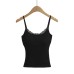Lace Splicing Fitted Camisole
