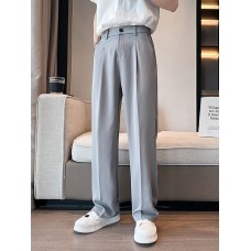 Loose wide leg straight leg men's casual pants