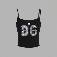Digital Print Shoulderless Sleeveless Casual Comfortable Versatile Spicy Girl Strap Top Digital Print Shoulderless Sleeveless Casual Comfortable Versatile Spicy Girl Strap Top