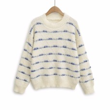Striped Loose Knit Top