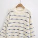 Striped Loose Knit Top Striped Loose Knit Top