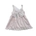 Fresh Bowknot Striped Women's Lace Strap Top