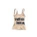 Round Neck Letter Print Strapless