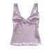 Pure Color V-Neck Versatile Strapless Women