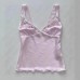 Pure Color V-Neck Versatile Strapless Women