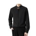 Men's gold collar shirt with stainless steel buckle and stand collar