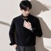 Men's gold collar shirt with stainless steel buckle and stand collar