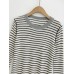Striped loose top