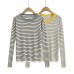 Striped loose top