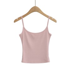 Elastic Fitted Hidden Underbust Tight Camisole Top Elastic Fitted Hidden Underbust Tight Camisole Top