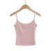 Elastic Fitted Hidden Underbust Tight Camisole Top