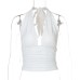 Soft and Comfortable Elastic Strapless V-neck Camisole for Women Summer