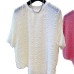 Round neck foam yarn versatile loose top Round neck foam yarn versatile loose top