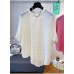 Round neck foam yarn versatile loose top Round neck foam yarn versatile loose top