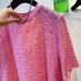 Round neck foam yarn versatile loose top Round neck foam yarn versatile loose top