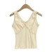 Lace Trim Short Crop Tank Top
