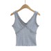 Lace Trim Short Crop Tank Top