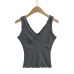 Lace Trim Short Crop Tank Top