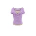 Swinging collar slimming and slimming top Swinging collar slimming and slimming top