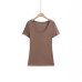 Slim fit short sleeved top