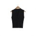 V-Neck Waist-Cinched Sleeveless Knit Tank Top V-Neck Waist-Cinched Sleeveless Knit Tank Top