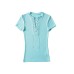 Elastic Fitted Chain Design V-neck Short-sleeved Top Elastic Fitted Chain Design V-neck Short-sleeved Top