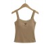 Bow Embroidery Lace Trim Crop Top
