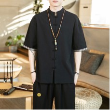 Thai Traditional Clothing for Men | Ethnic Top | Yunnan Travel Wear
