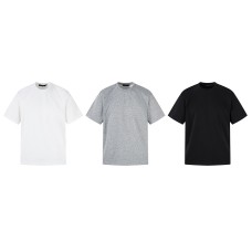 Feel Short Sleeve T-Shirt Loose Trend Pure Color Tee 