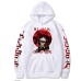 Black Clover Burakku Asuta Printed Fleece Hooded Sweatshirt