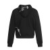Retro Butterfly Embroidery Hooded Cardigan Unisex Loose Casual Jacket