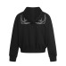 Pigeon Print Hooded Cardigan Unisex Loose Casual Hip Hop Jacket
