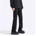 Men's slim and slightly flared pants with a sense of drape