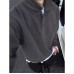 High end POLO collar sweatshirt men's spring and autumn sports casual top
