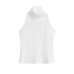High-neck Backless Crop Top
