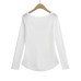Sexy low cut big U-neck T-shirt
