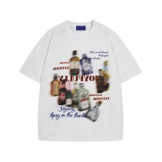 Short Sleeve T-Shirt Men's Loose Casual Couple Unique Half Sleeve Tee