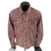 Retro unisex pink denim jacket for men and women
