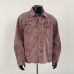 Retro unisex pink denim jacket for men and women