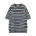 Men's  Short Sleeve T-Shirt with Strawberry Loose Fit Summer Couple Style