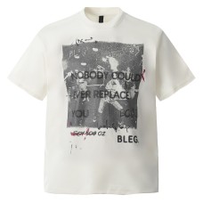 Short Sleeve T-Shirt Men Clean Fit Loose 