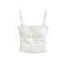 Ruffled Strapless Crop Top