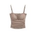 Ruffled Strapless Crop Top