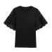 Women's Hollow-out Embroidered Top