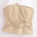Women's Clothing INS Internet Celebrity Versatile Classic New Women's Clothing Halter Neck Splicing Top