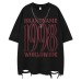 Short Sleeve Loose Pure Hip Hop Heavyweight T-Shirt Men