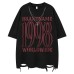Short Sleeve Loose Pure Hip Hop Heavyweight T-Shirt Men