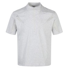 Stand Collar Short Sleeve T-Shirt Unisex Summer Cleanfit Sporty Loose