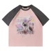 Sleeve T-Shirt Unisex Summer Suede Loose Half-Sleeve Tee
