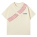 Short Sleeve Unisex Unique Design Loose College T-Shirt